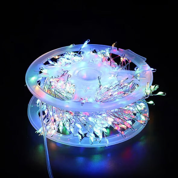 🎄Christmas LED Cluster Fairy Lights 🧚♀️LED Copper Wire Firecracker Light String🎁