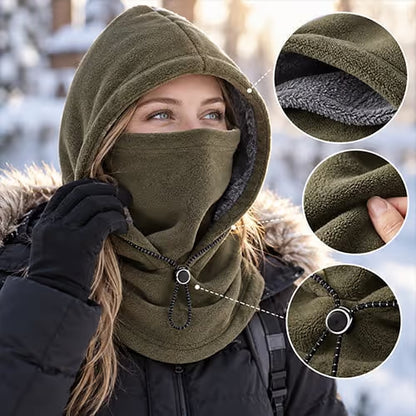 ❄Fleece Double Layer Integrated Mask Hat🧢