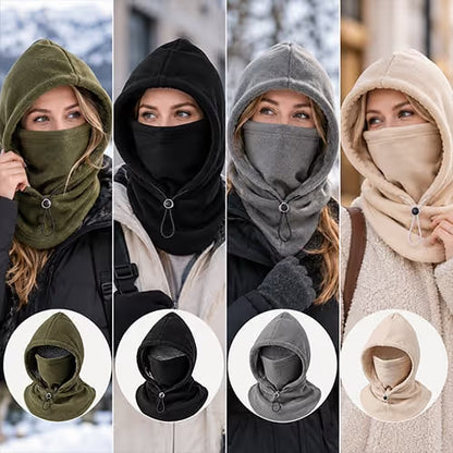 ❄Fleece Double Layer Integrated Mask Hat🧢