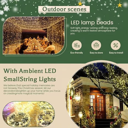 🎄Christmas LED Cluster Fairy Lights 🧚‍♀️LED Copper Wire Firecracker Light String🎁