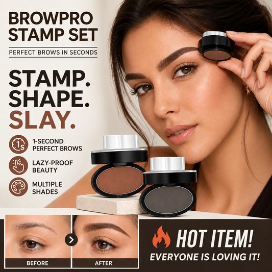 💖 Deluxe Brow Pro Stamp Set – Perfect, Defined Brows in Seconds ✨
