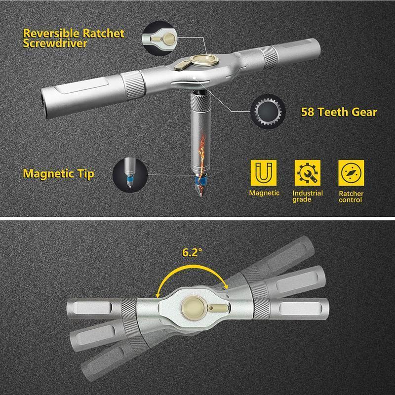 QIAWI™-Multifunctional Toolbox🛠️24-IN-1 Ratchet Set🔥